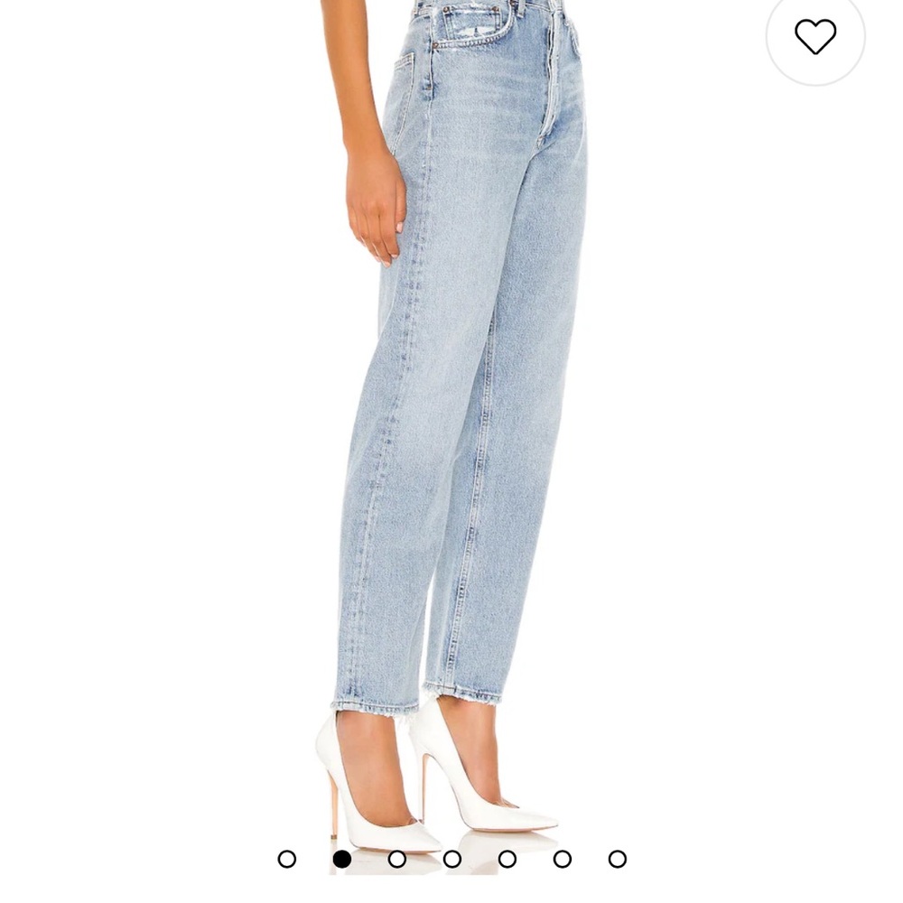 Agolde Light Blue Straight Leg Jeans